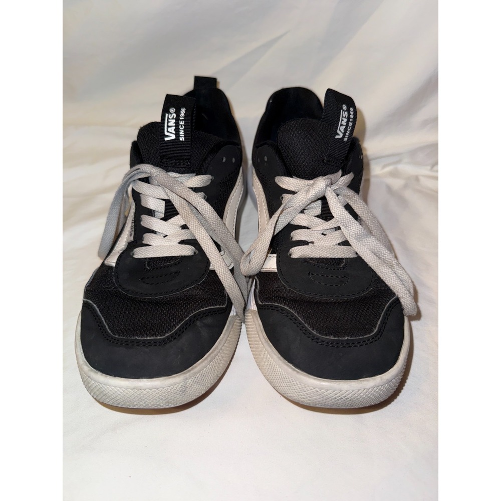 Vans Range Exp Women's Sneaker US 9 Black White Canvas Athletic Skateboard Shoes - Picture 2 of 8